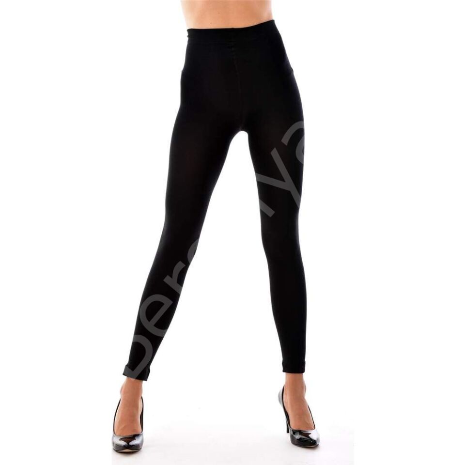 Polar İç Yüzeyli Sıcak Tutan Siyah Kadın Penti İçlik Tayt