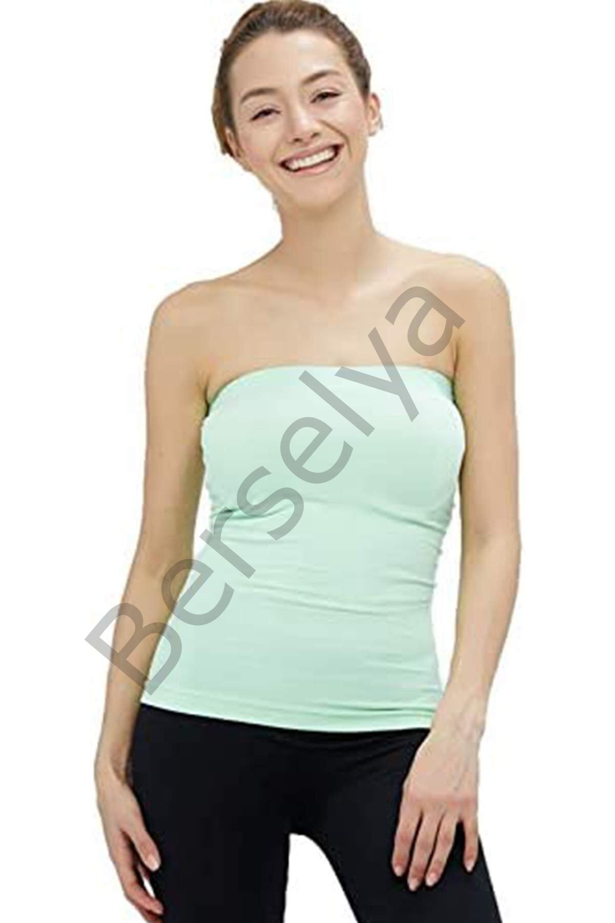 Elite Life Kadın Dikişsiz Askısız Kadın Atlet 852 BEYAZ - L-XL