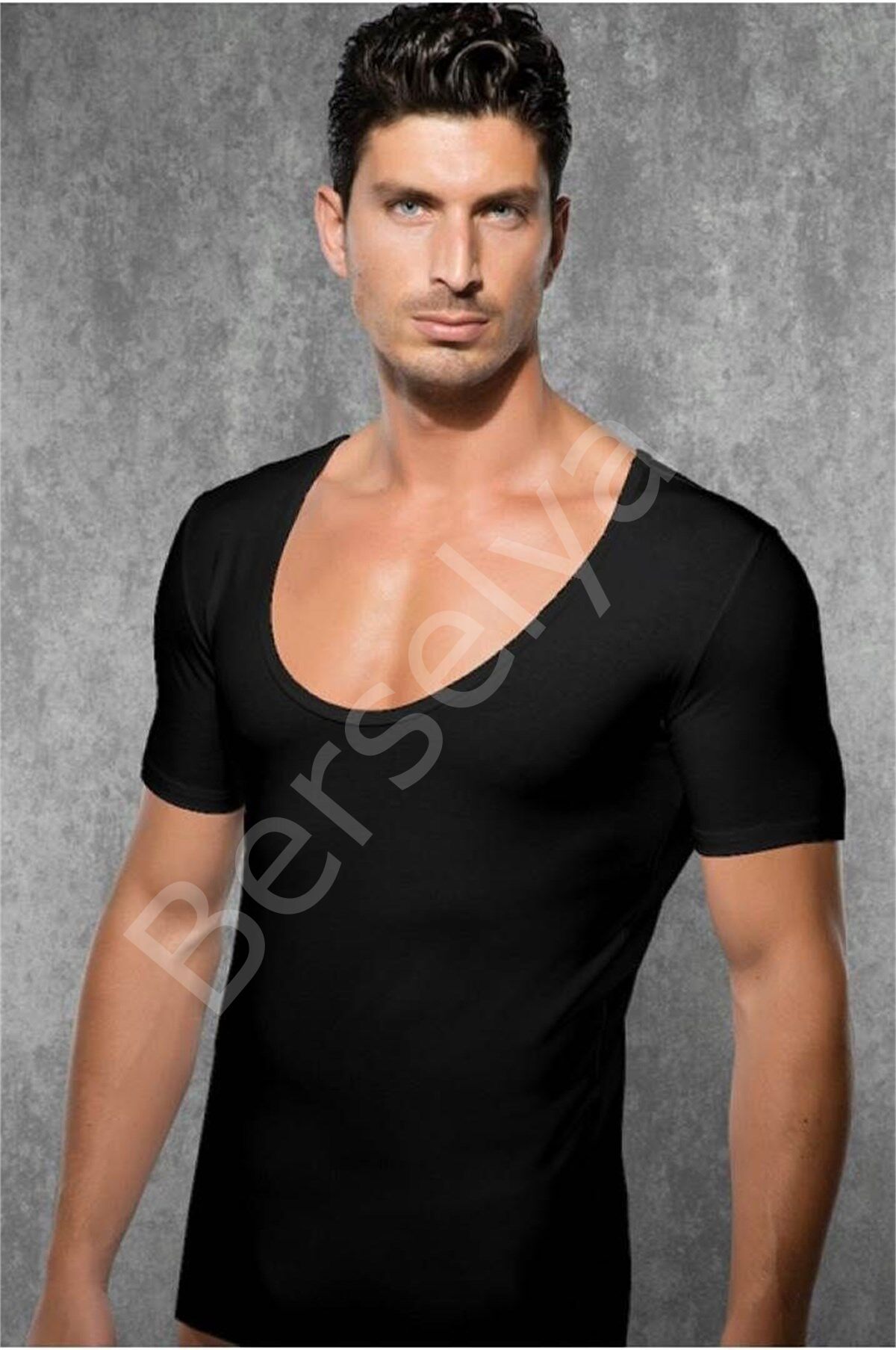 Doreanse  Geniş Yuvarlak Yaka Erkek  T-shirt 2520