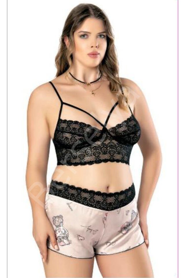 Night Light Kadın Şortlu Takım 3562