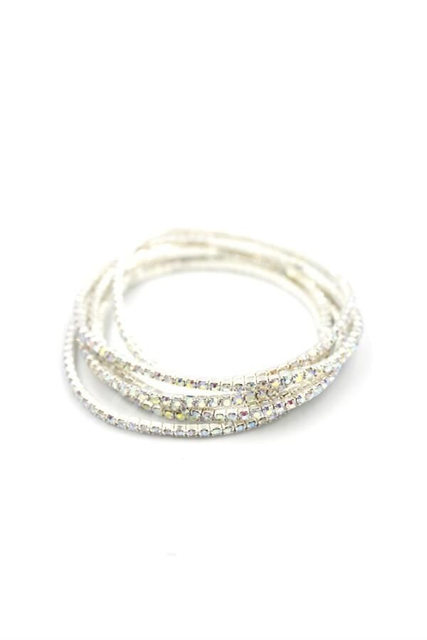 6'lı Lastikli Bileklik - ÇOK RENKLİ