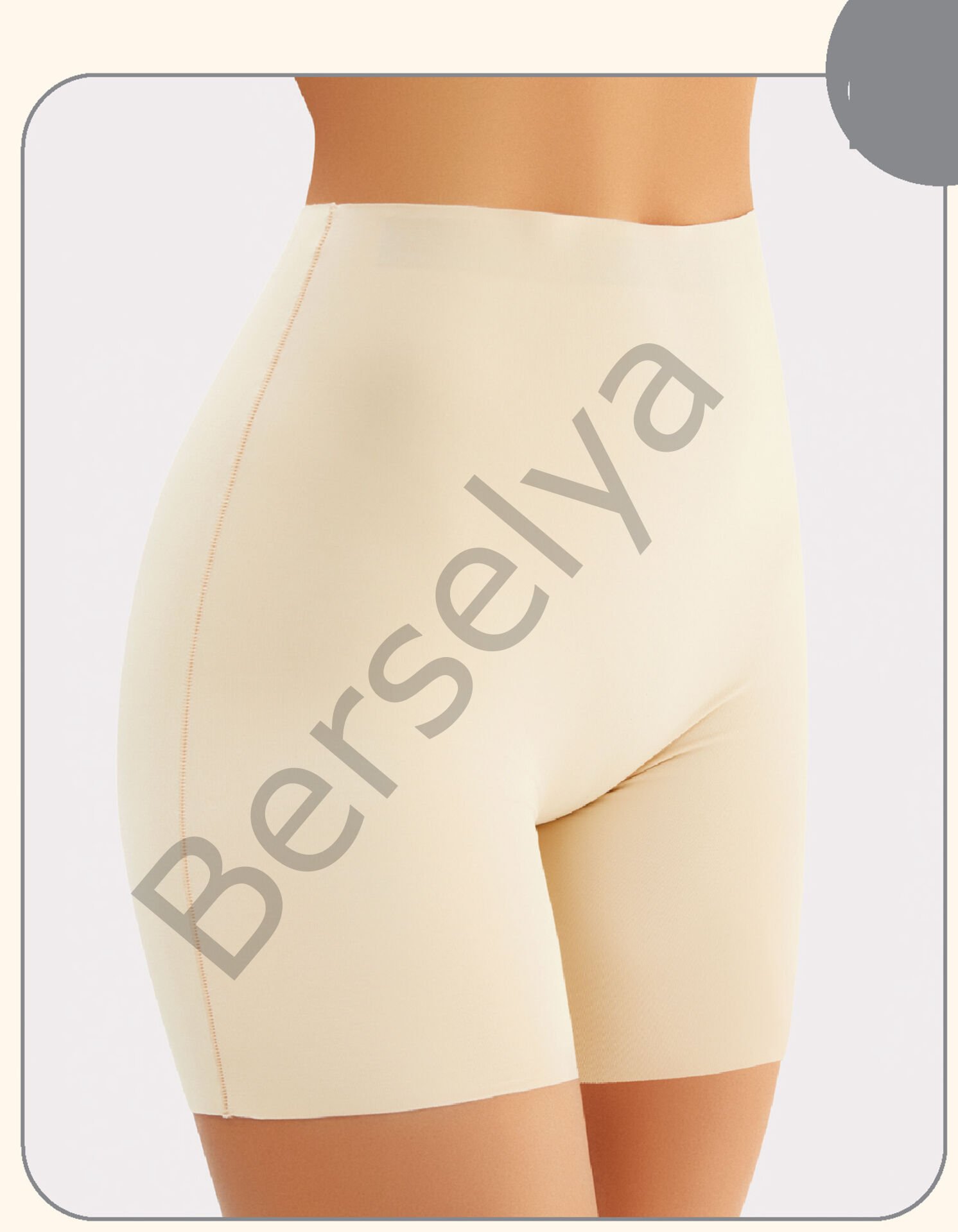 Miss Flex Ten Lazer Kesim Yüksek Bel Boxer 6007