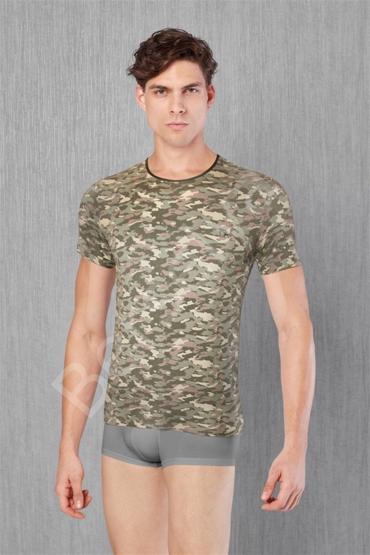 Doreanse Erkek  Kamuflaj T-shirt 2560