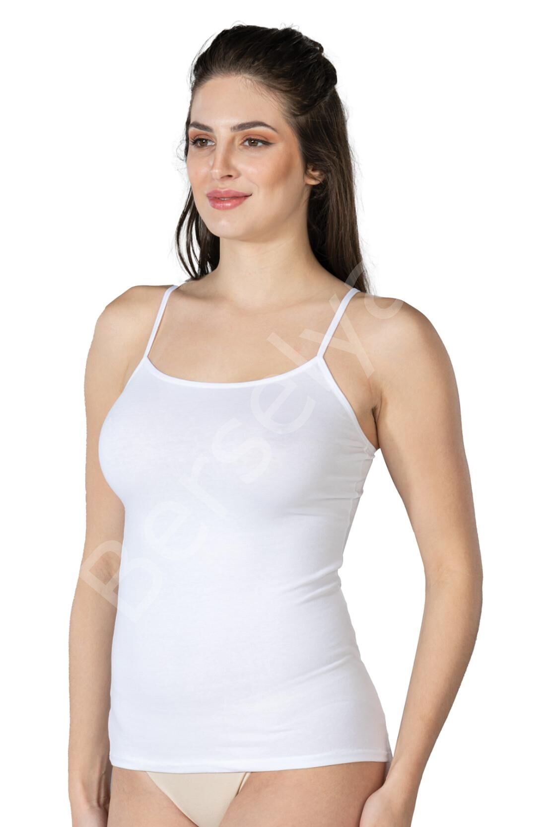 Beyaz Mı Emay 1410 Modal Cotton İnce Askılı Atlet