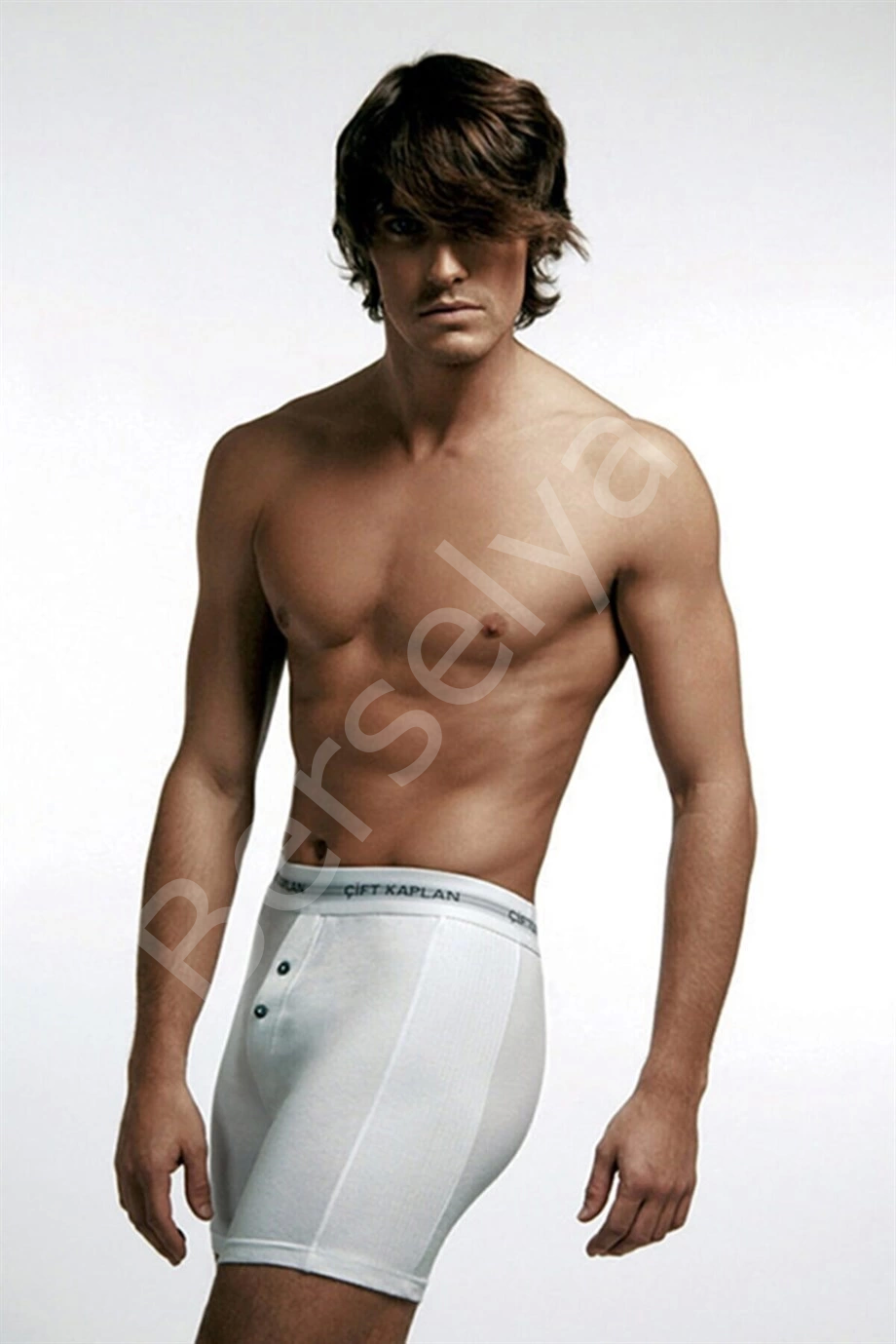 Çift Kaplan 880 Elastanlı Erkek  Boxer