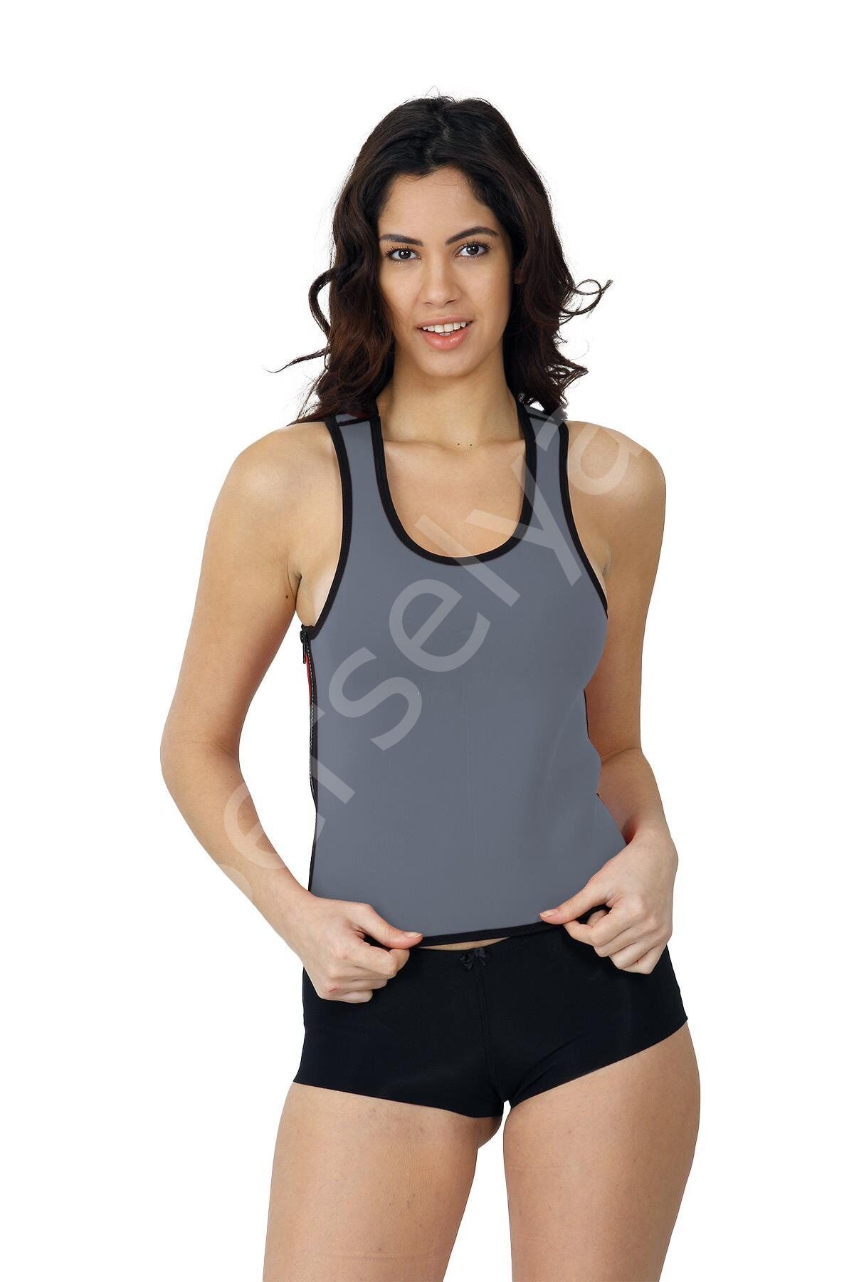 Gri Mı 9157 Terlemeyi Sağlayan Kısa Atlet