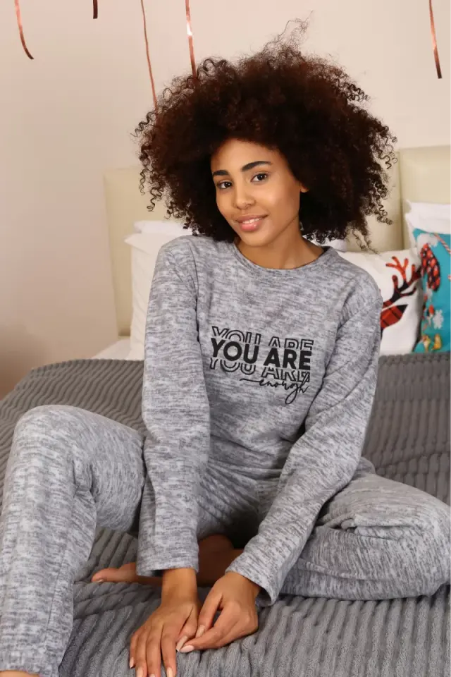 Polar Kadın Pijama Takımı Gri