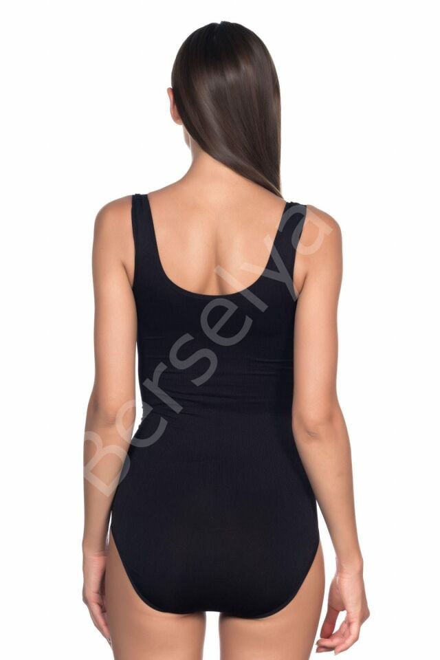 Siyah Mı Emay 1924 Soft Kalın Askıllı Çıtçıtlı Body