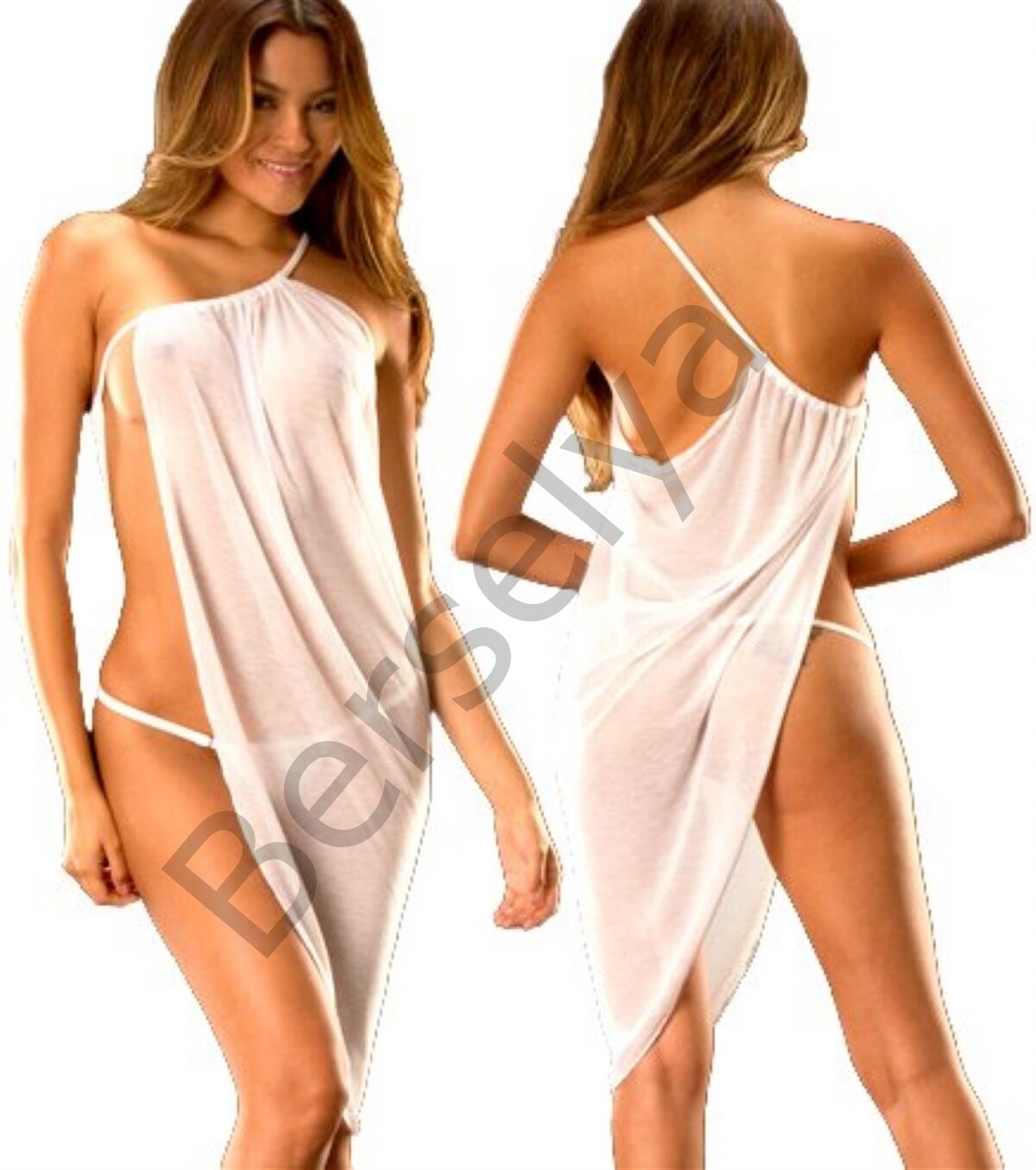 B100954 Fantezi Transparan Gecelik