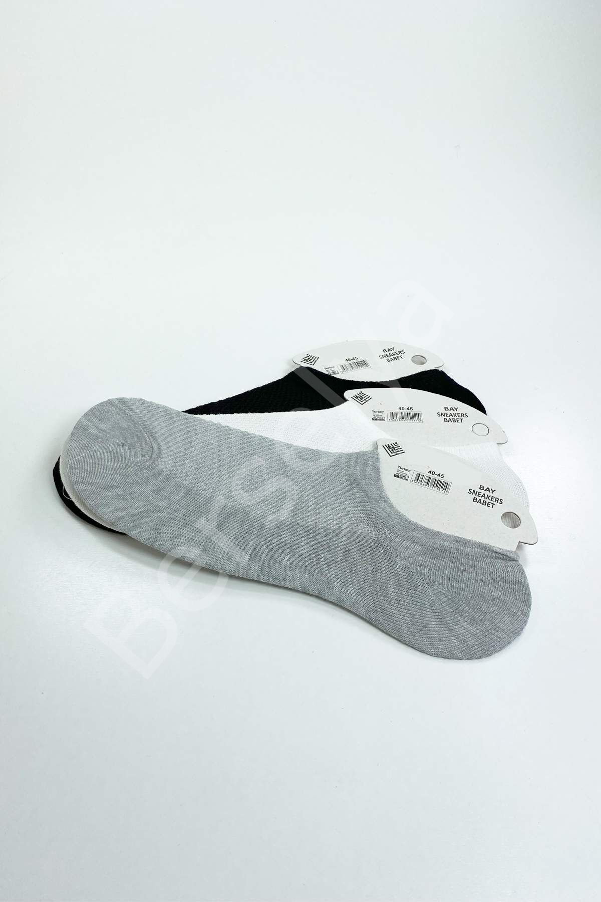 3 Çift Erkek Babet Çorap