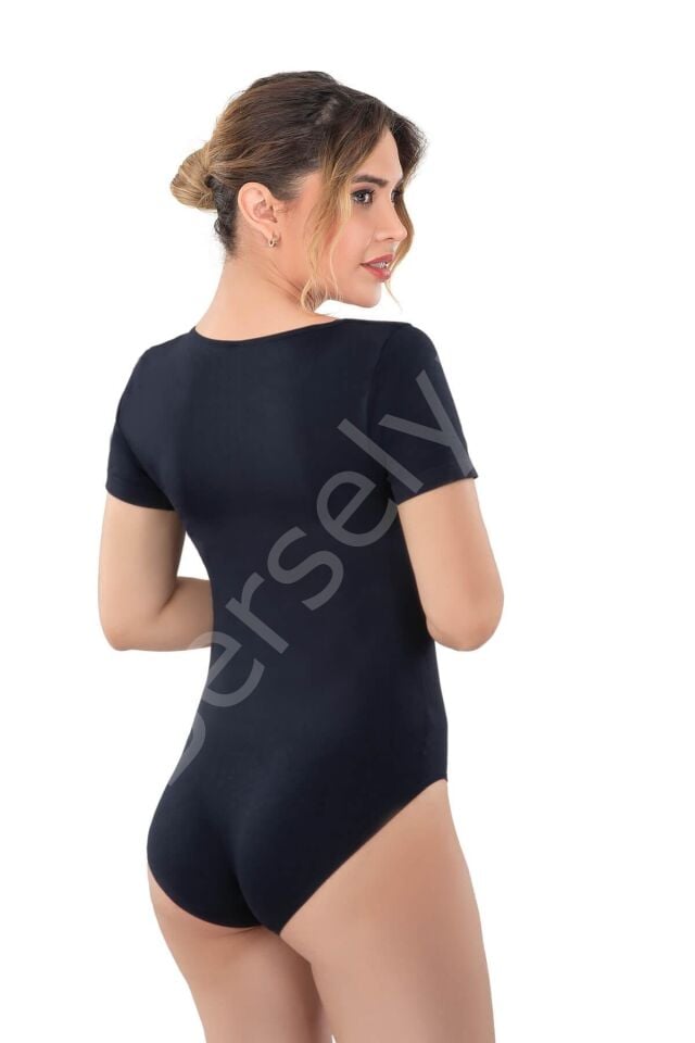 Siyah Mı Emay 1926 Soft Yarım Kollu Body