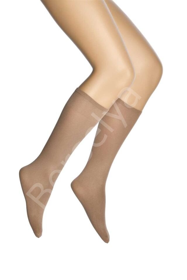 Mikro 70 Dizaltı Kadın Çorap Bronz 38