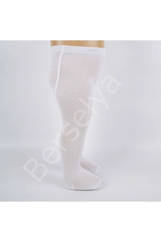 Bebek Pamuklu Külotlu Çorap Beyaz