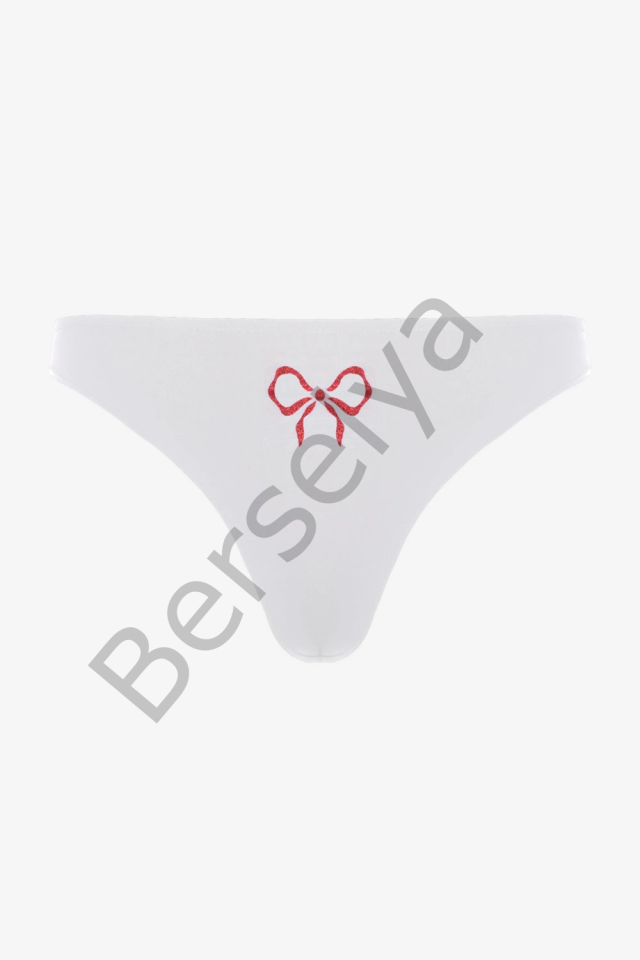 Ribbon Fiyonk Baskılı 2'li Külot