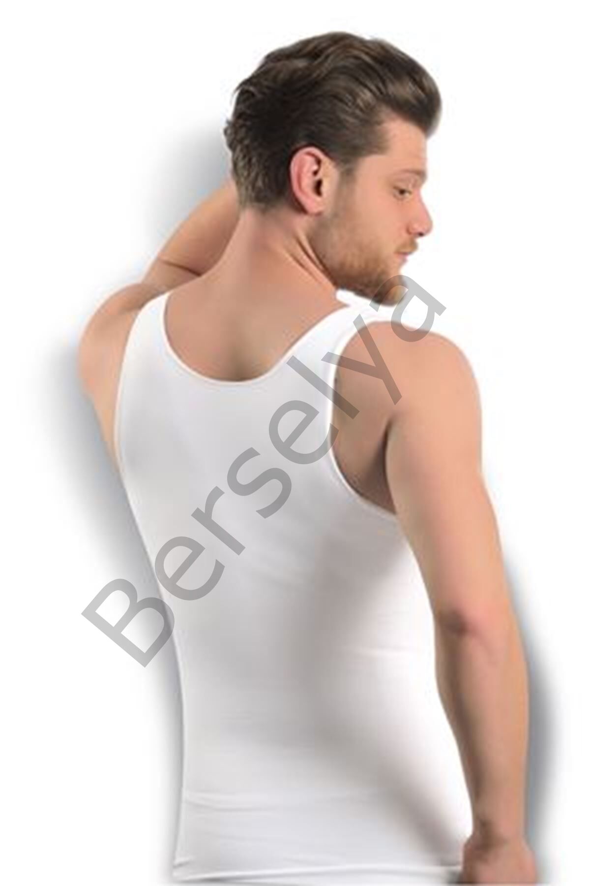 Beyaz Erkek  Dikişsiz Vücut Toparlayıcı Korse - 740