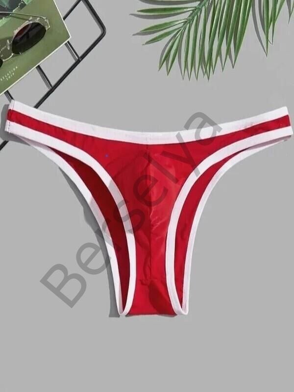 Erkek  Biyeli Kırmızı Brazillian Slip