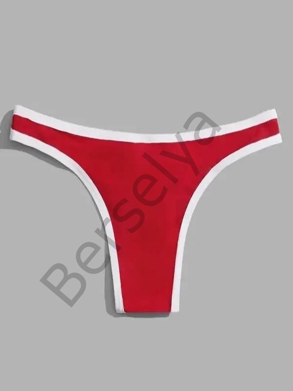 Erkek  Biyeli Kırmızı Brazillian Slip