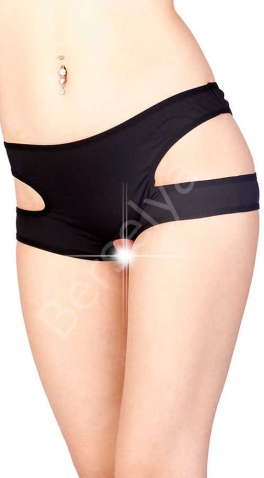 Siyah Özel Bölgesi Açık Fantazi Külot Brf1154