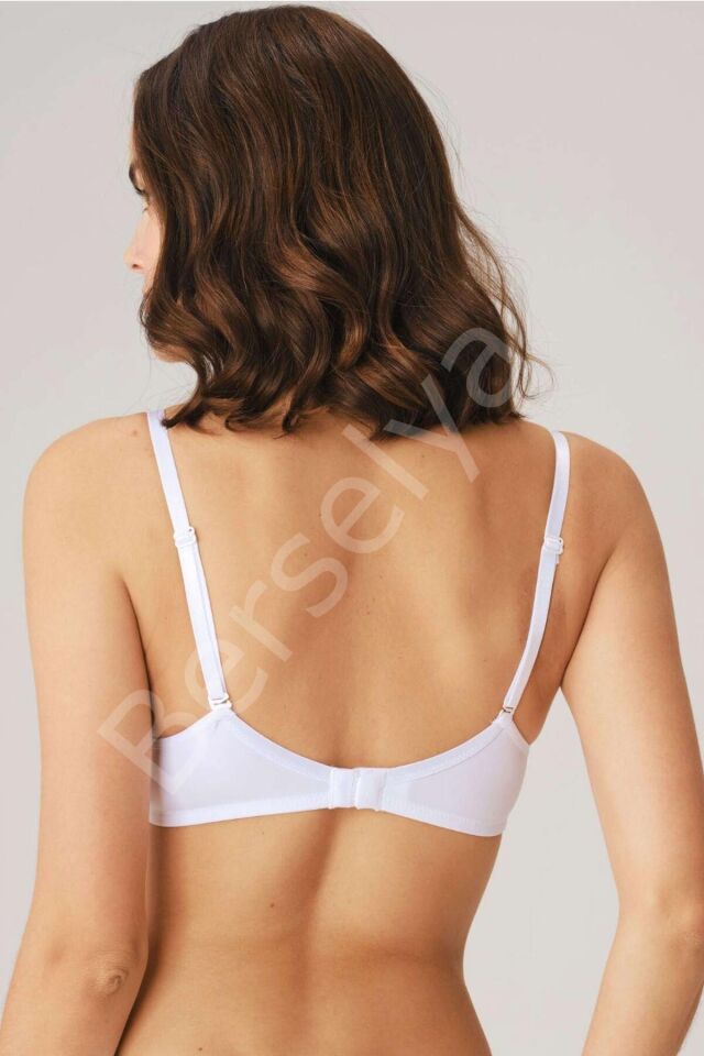 Anıl Balenli Destekli Dolgulu Askıları Çıkabilen Günlük Klasik T-shirt Sütyeni