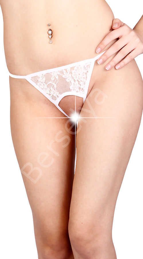 Beyaz Özel Bölgesi Açık Fantazi String Brf1163