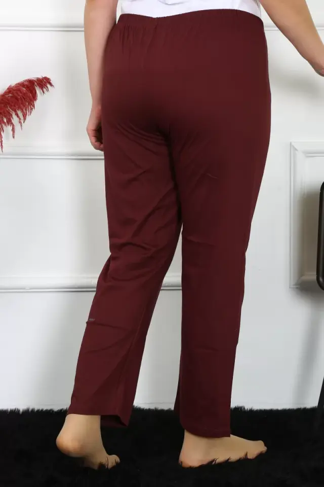 Kadın Pamuklu Büyük Beden Alt Pijama