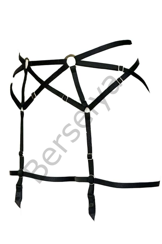 Köprü Detaylı Seksi Jartiyer Harness - Brf169