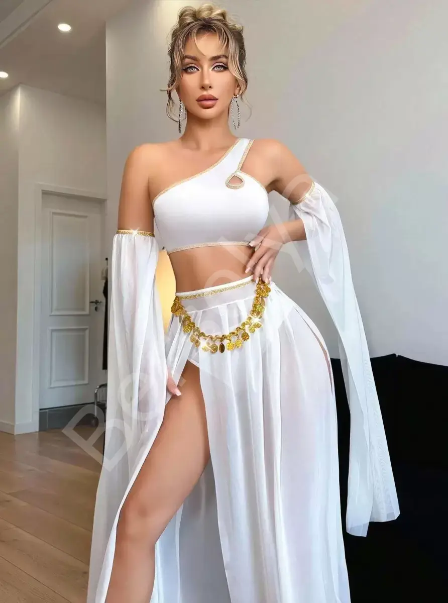 Özel Tasarım Beyaz Harem Kostümü