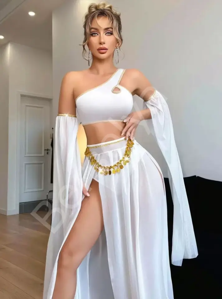 Özel Tasarım Beyaz Harem Kostümü