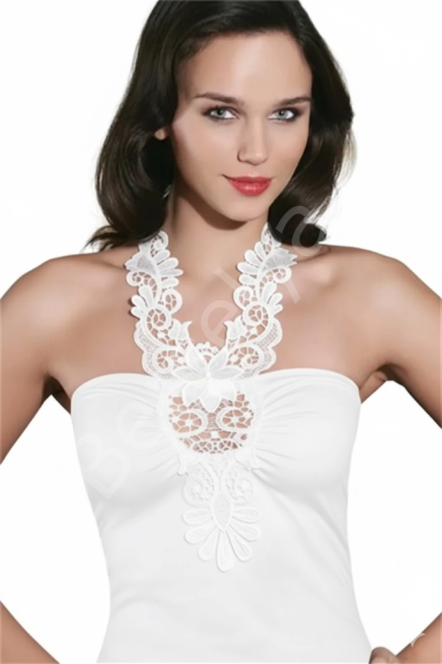 Şahinler Güpürlü Straples Atlet B378