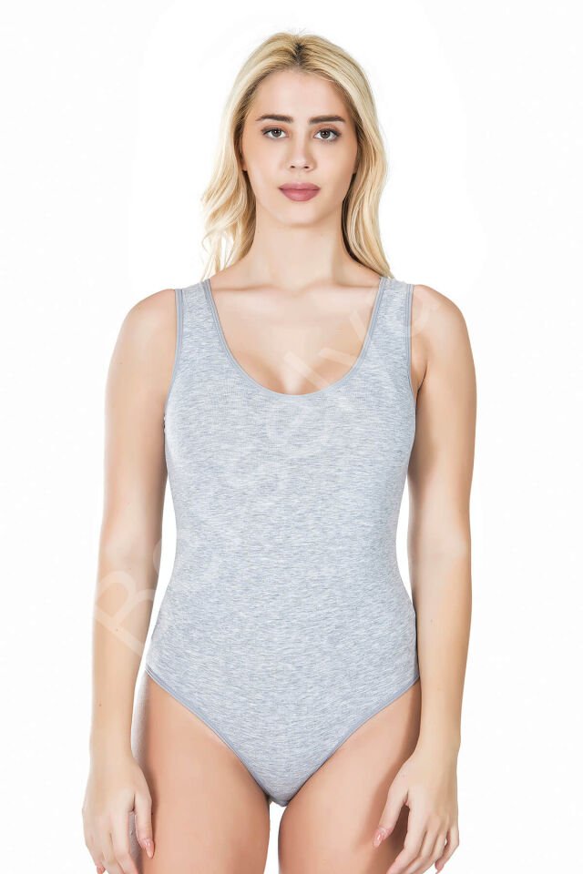 Kalın Askılı Çıtçıtlı Kadın Body 315