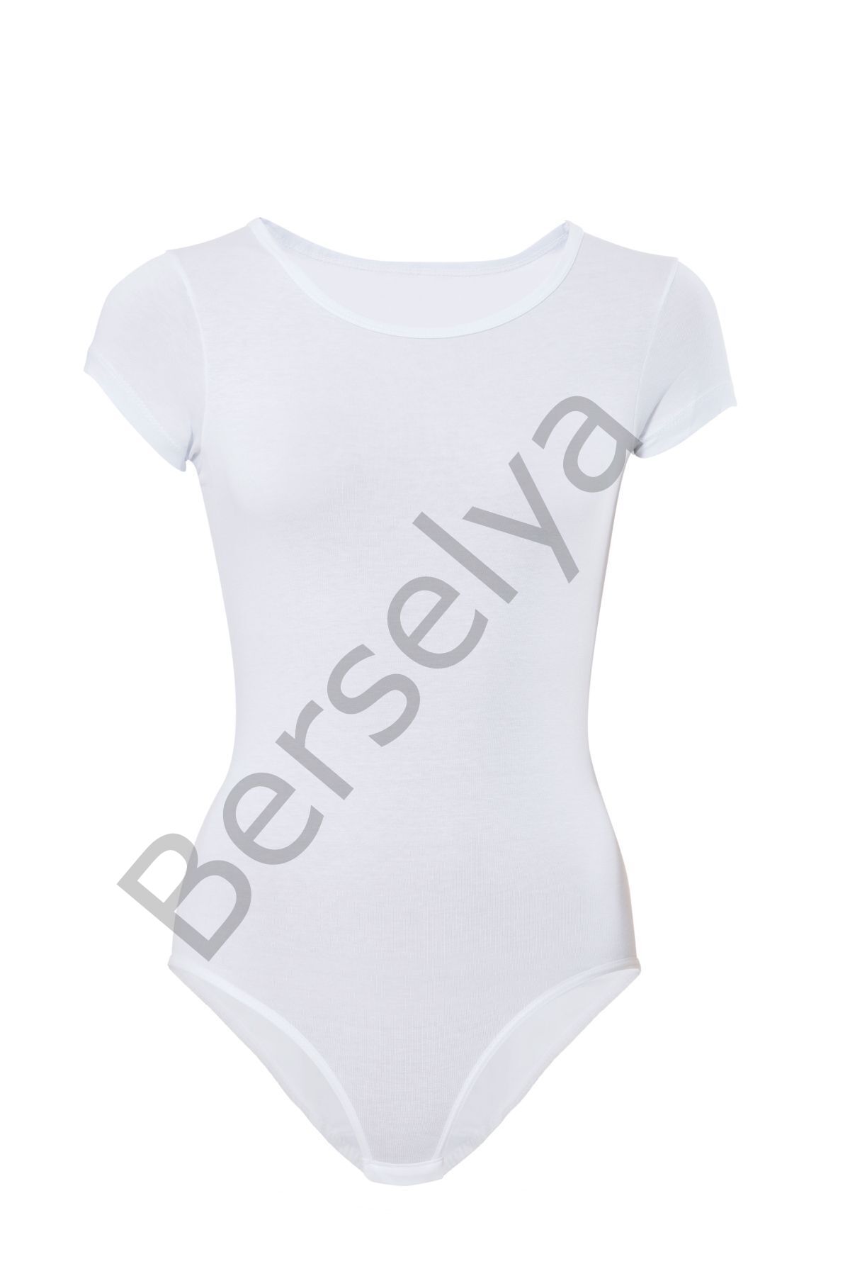 Likralı Kısa Kol Body 4057