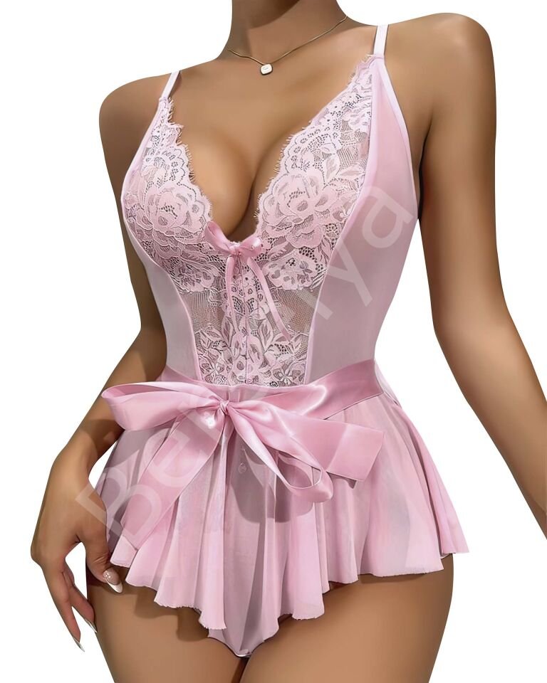 Pembe Fantezi Babydoll  970