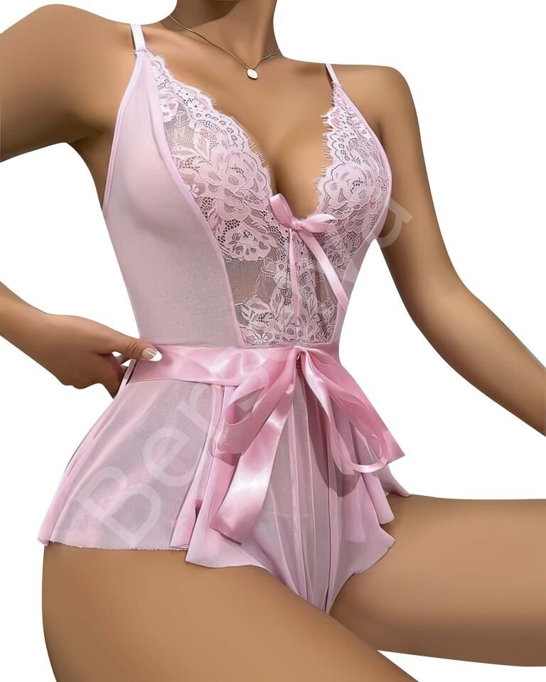 Pembe Fantezi Babydoll  970