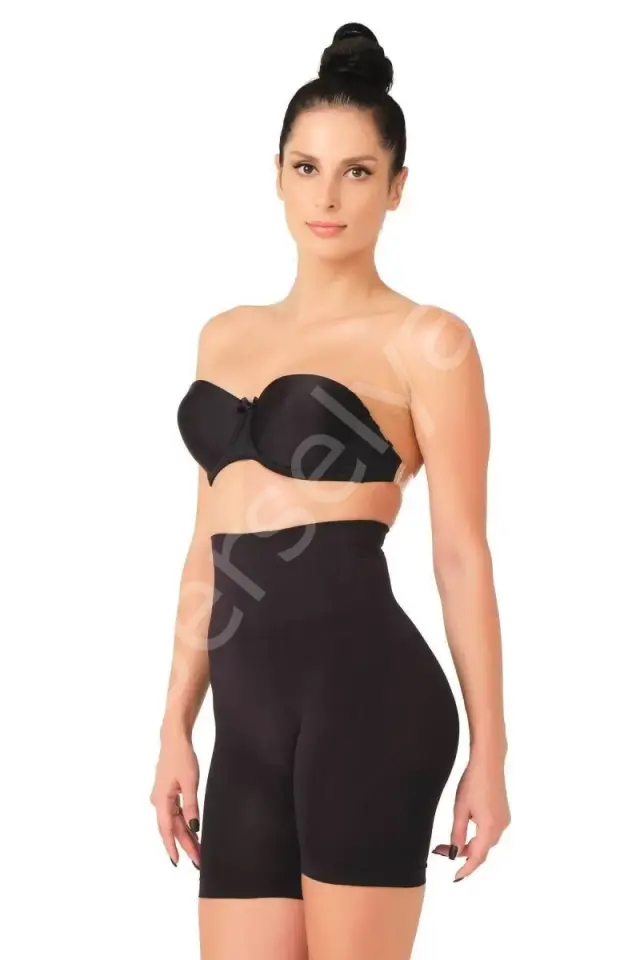 Siyah  2017 Düşük Bel Double Pantalon Korse