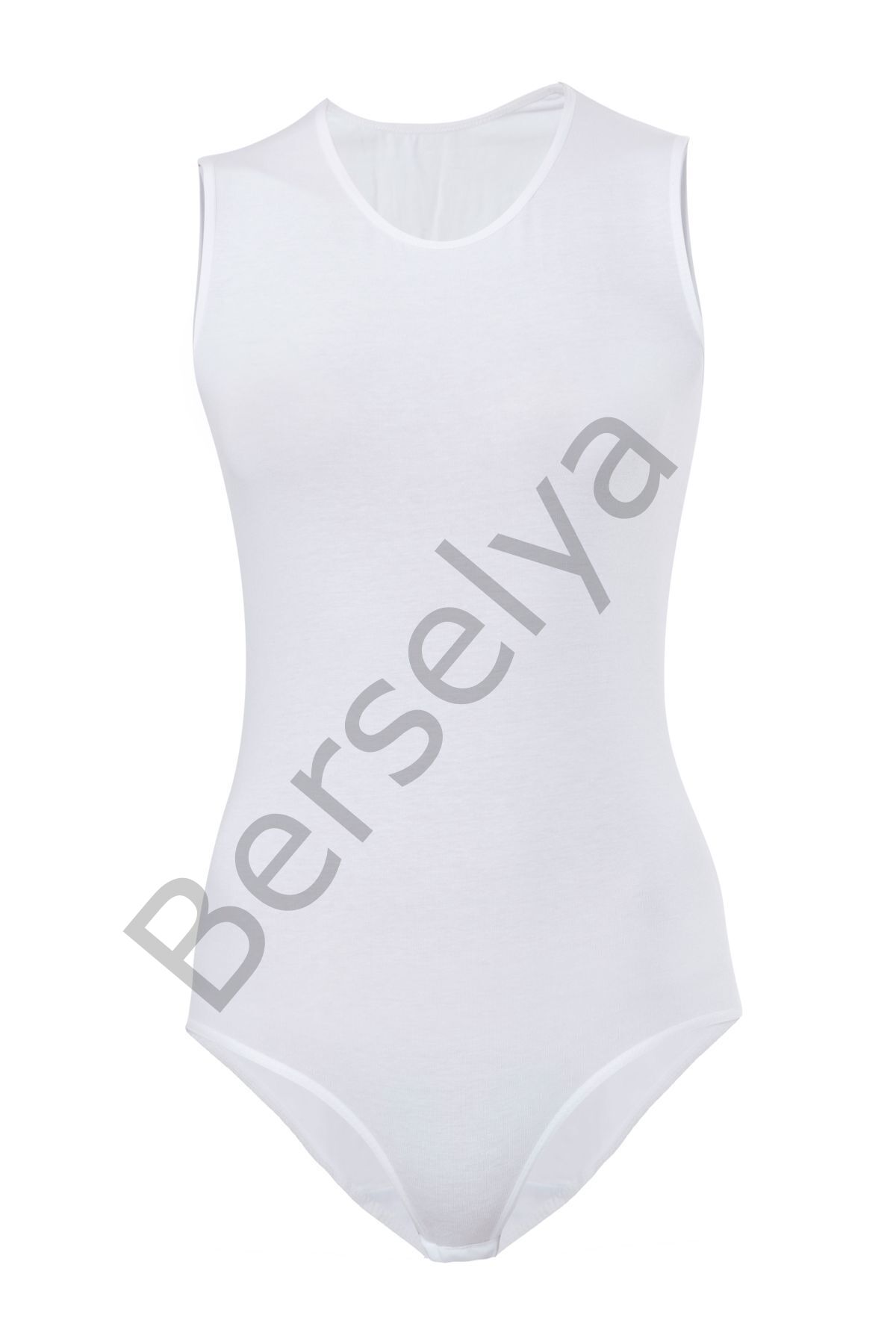 Likralı Bayan 0 Yaka 0 Kol Body 4759