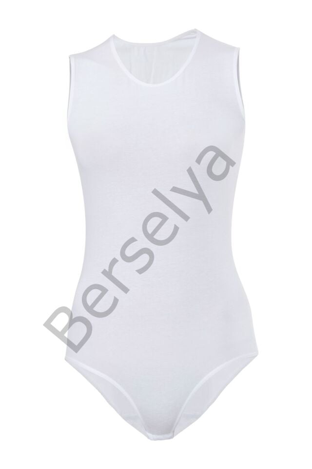 Likralı Bayan 0 Yaka 0 Kol Body 4759