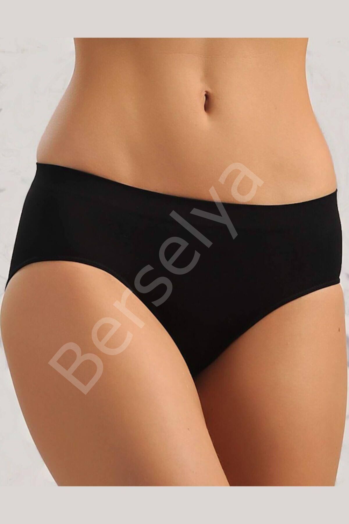 Siyah Dikişsiz Slip Külot