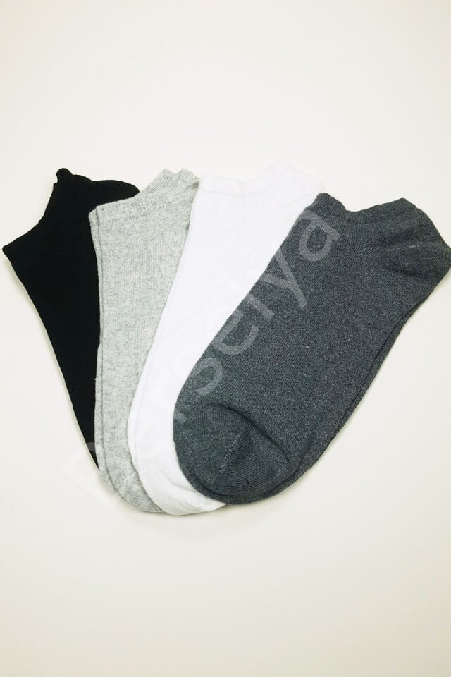 Dikişsiz Kadın Bilek Çorap Dört Mevsim Yumuşak Doku 4 Çift