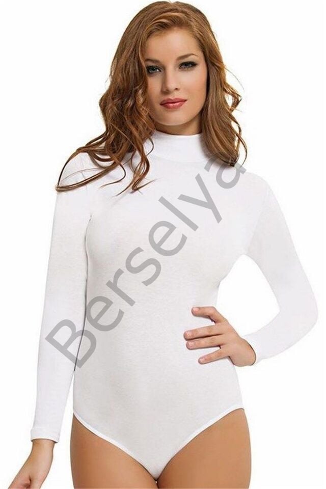 Nbb 2960 Uzun Kollu Boğazlı Çıtçıtlı Body