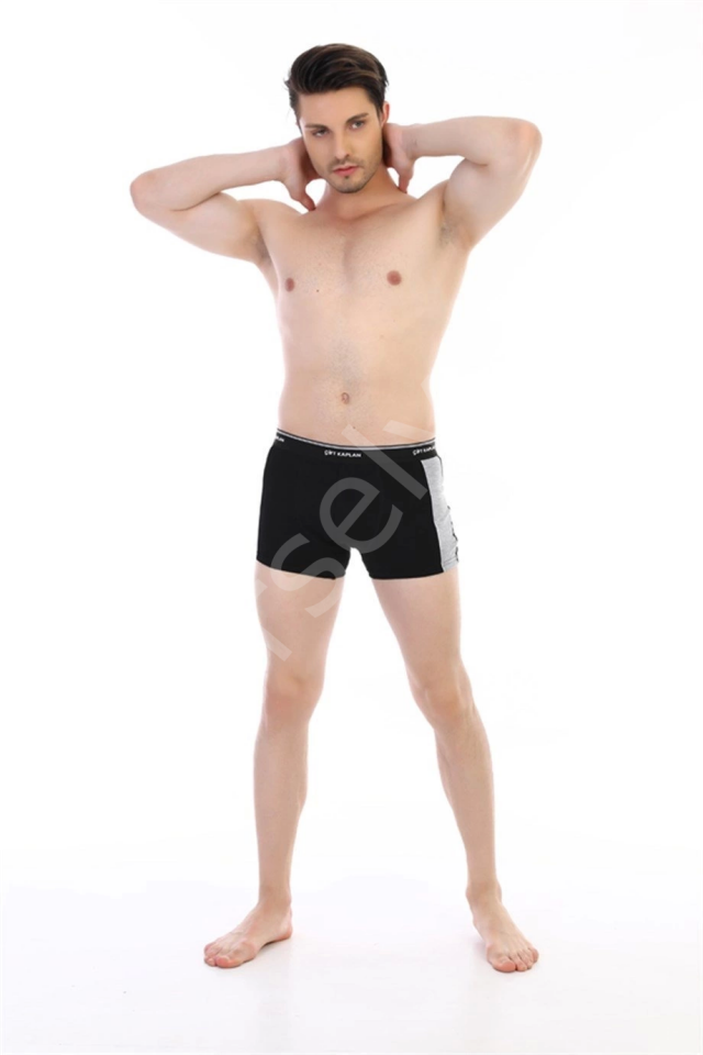 Çift Kaplan 850 Biyeli Likralı Erkek  Boxer