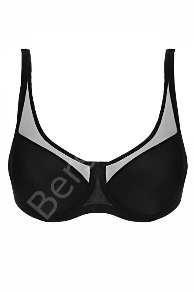 Siyah Emay 167 B Tül Push Up Toparlayıcı Sütyen