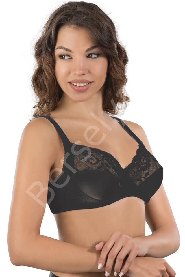 Siyah Emay 165 C Balenli Toparlayıcı Sütyen