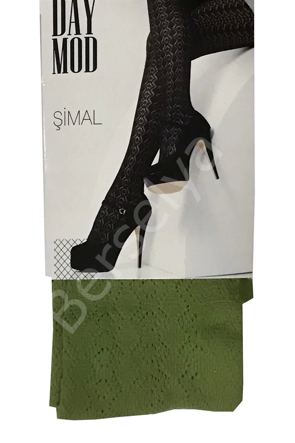 Daymod Kadın Şimal Micro File Desenli Külotlu Çorap