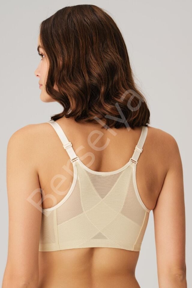 Toparlayıcı Minimizer Balensiz Desteksiz Dolgusuz Önden Açılan Sırt Destekli Medikal Sütyen