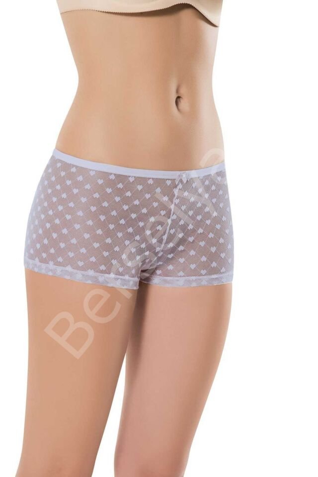 5 Adet Kadın Komple Tül Dantel Boxer Külot