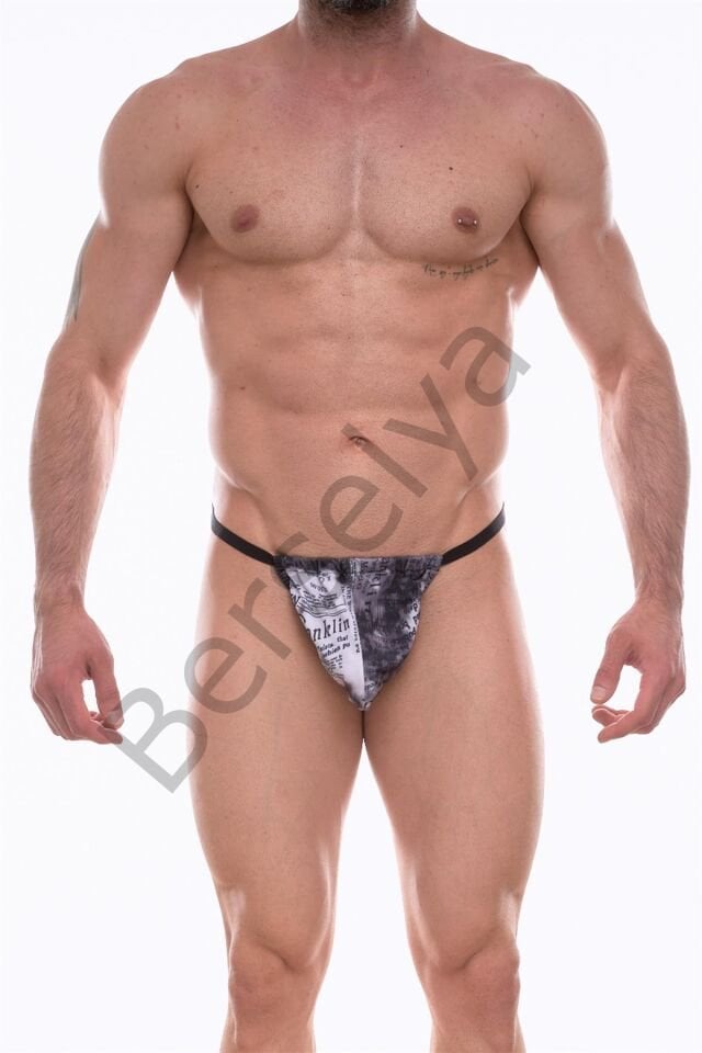 Erkek  Desenli String Çamaşır