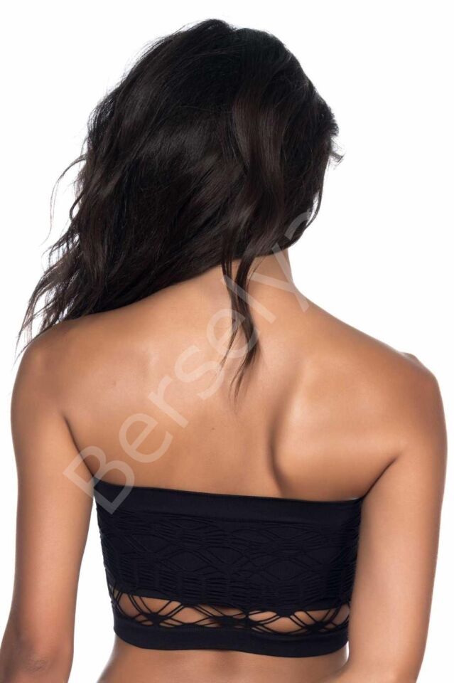 Beyaz Mı Emay 4050 Double Örgü Toparlayıcı Straplez Büstiyer