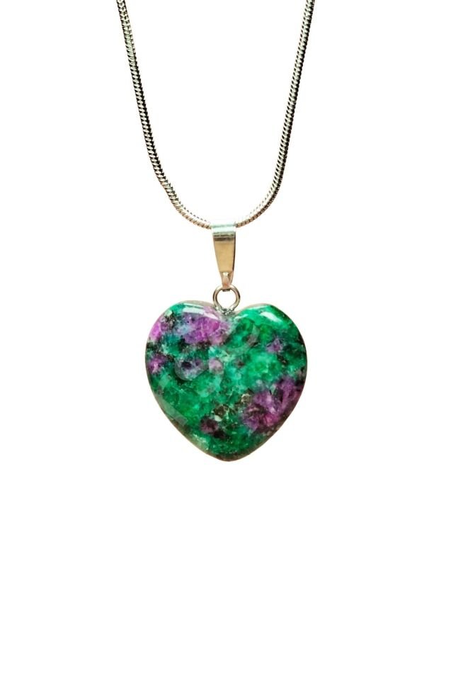 Azurit Doğal Taşı Zincirli El Yapımı Kolye Uç: 2 cm Zincir: 20 cm Kutulu