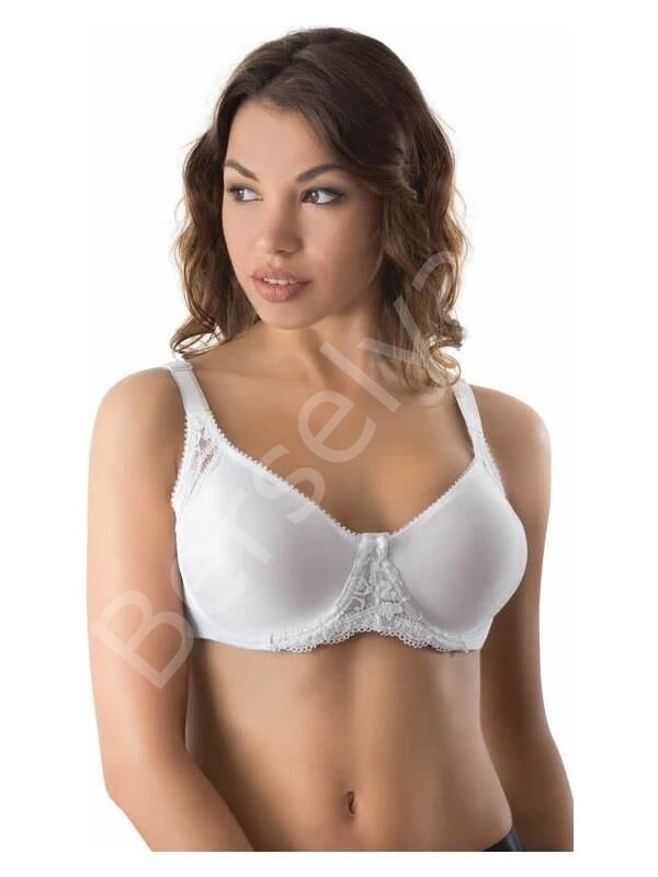 Beyaz Emay 164 C Balenli Dantelli Sütyen