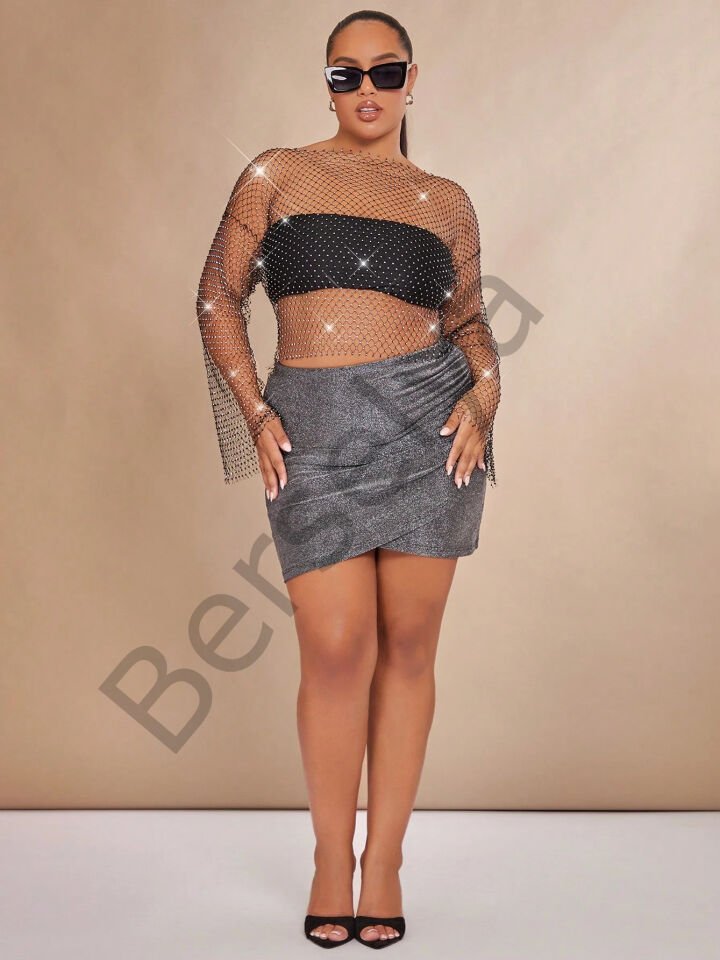 Büyük Beden Kollu Bluz